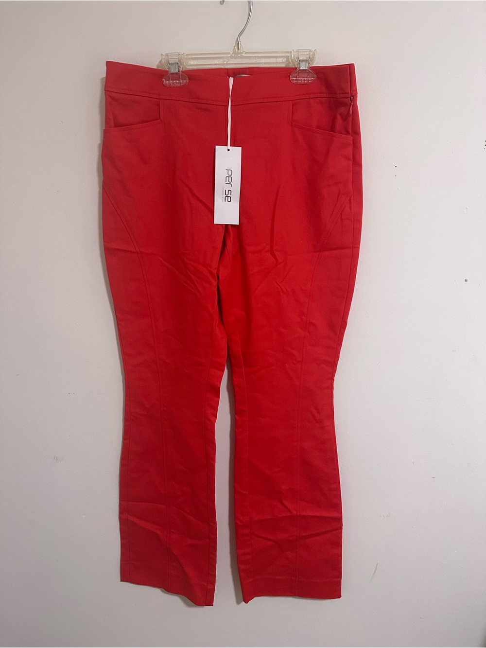 Pepe Jeans Red Straight-Leg Trousers